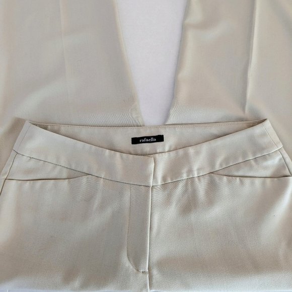 Rafaella Pants - RAFAELLA Women's Dress Pants  Size 4  Cream  NWOT